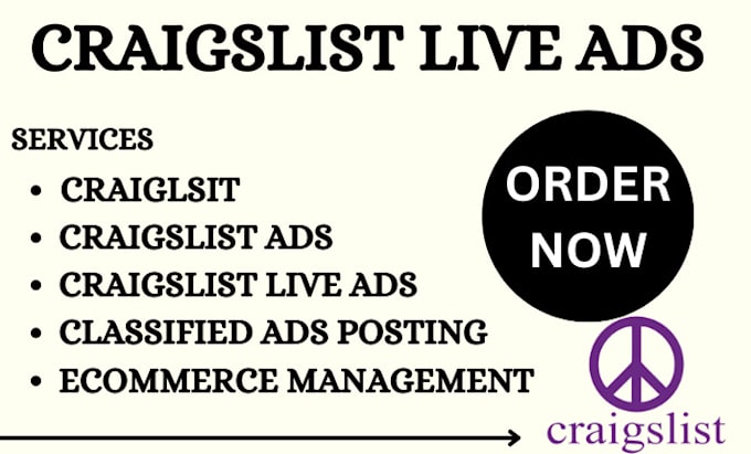 Gig Preview - Create craigslist ad to boost your business