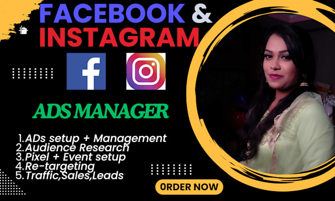 Gig Preview - Be your facebook and instagram ads campaign manager