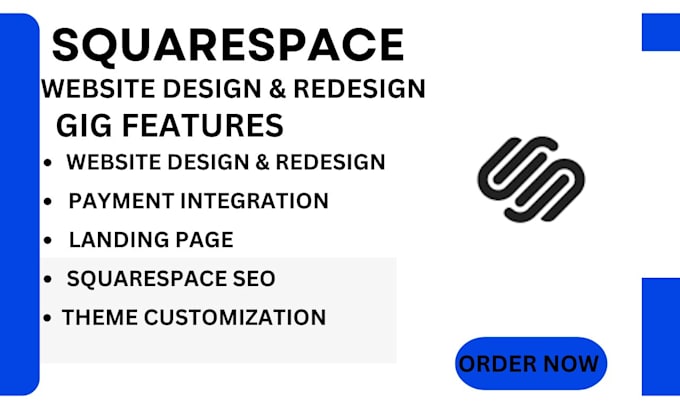 Gig Preview - Do squarespace website design squarespace website redesign square website design