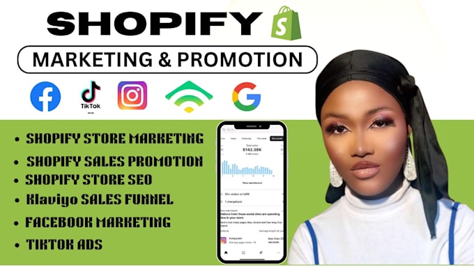 Gig Preview - Do ecommerce shopify marketing fb tiktok ads to boost shopify sales traffics