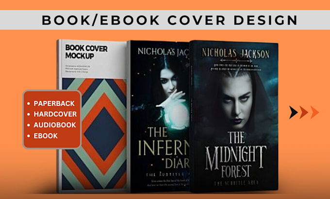 Gig Preview - Create a professional book cover design, ebook cover design or book cover