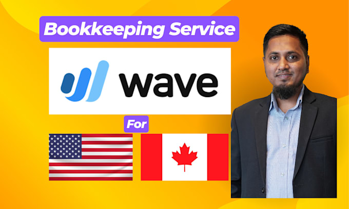 Gig Preview - Do bookkeeping through wave accounting for USA canada