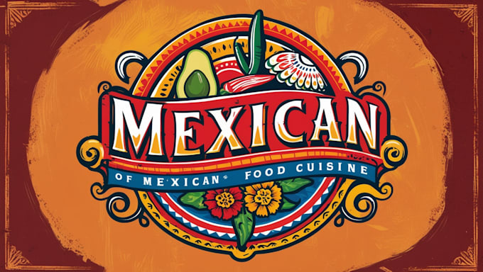 Gig Preview - Do custom mexican food logo design