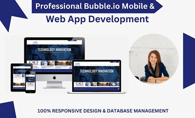 Gig Preview - Be your bubble io expert for custom web app, no code mvp app