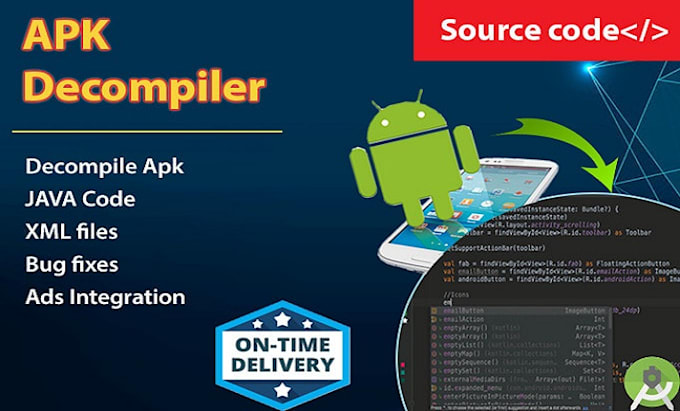 Gig Preview - Decompile android apk and will provide source code for android studio