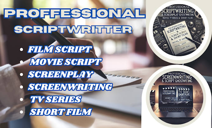 Gig Preview - Ghostwrite filmscript movie script screenplay screenwriting TV series short film