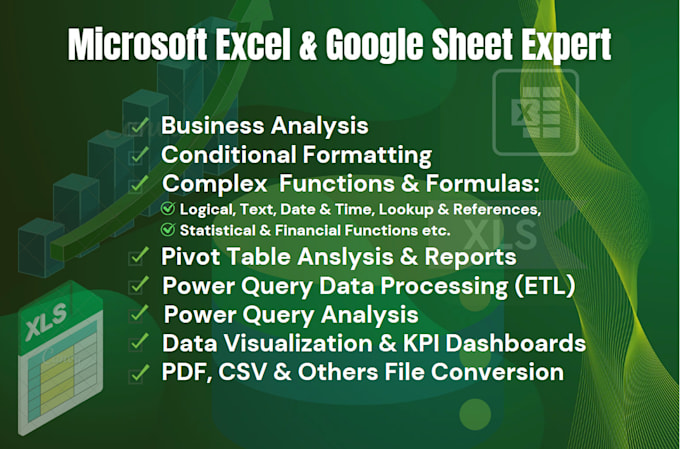 Gig Preview - Be your problem solver as a microsoft excel expert