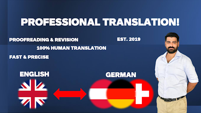 Gig Preview - Translate professionally into german and english