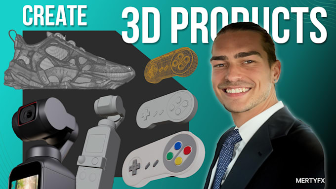 Gig Preview - Create a 3d product model