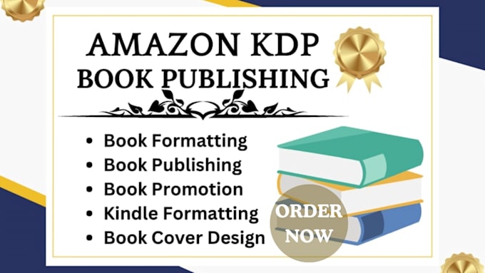 Gig Preview - Do amazon KDP book publishing and KDP book formatting