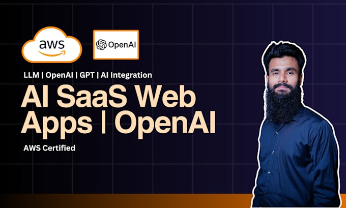 Gig Preview - Develop ai saas web apps, ai websites, chatbots using openai and llm