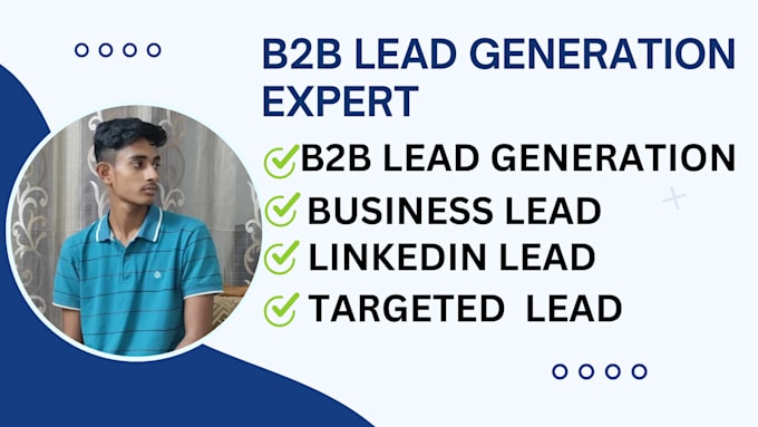 Gig Preview - Do b2b lead generation for growing your business