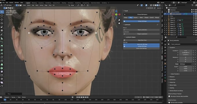 Bestseller - rig using auto pro rig, 3d facial rig, ue5, control rig, body rigging, blender