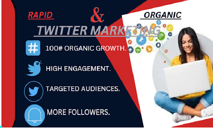 Bestseller - promote your twitter, linkedin, discord, telegram account with real followers