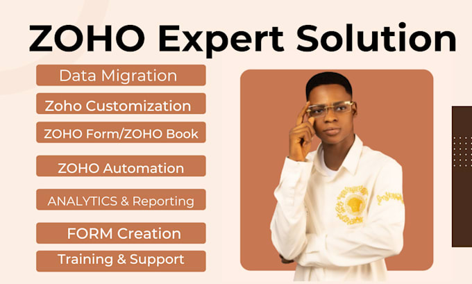 Gig Preview - Zoho crm zoho campaign zoho automation zoho creator zoho crm zoho book