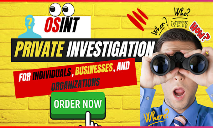 Bestseller - your private investigator, osint expert, background checker