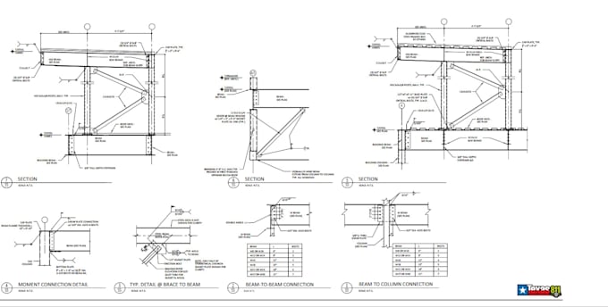 Bestseller - make detail oriented steel structures design and drawing