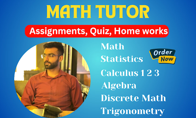 Gig Preview - Assist in geometry, trigonometry, algebra, discrete math and calculus