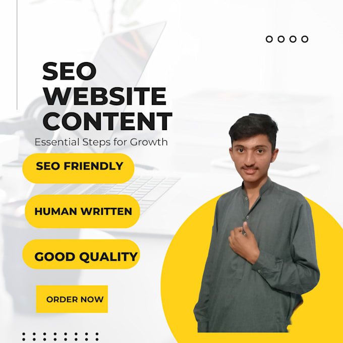 Gig Preview - Write SEO website content for your website