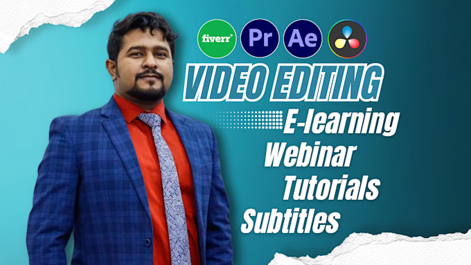 Gig Preview - Video edit elearning, webinars, tutorials, subtitles