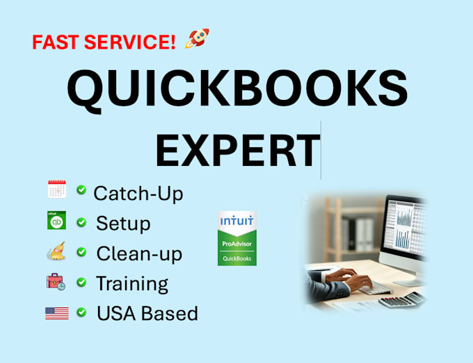 Bestseller - provide quickbooks training, bookkeeping, setup