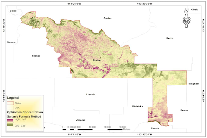 Gig Preview - Perform gis mapping, spatial analysis and remote sensing