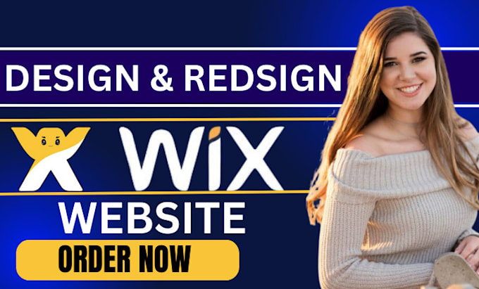 Gig Preview - Create wix website design and redesign website speed ecommerce wordpress website