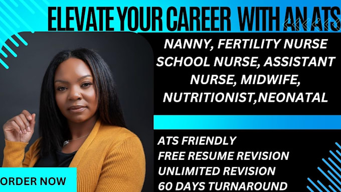 Gig Preview - Write a nanny, nursing, neonatal and healthcare resume