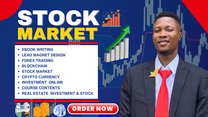 Gig Preview - Write stock market,crypto, stock trading, investment, finance ebook, lead magnet