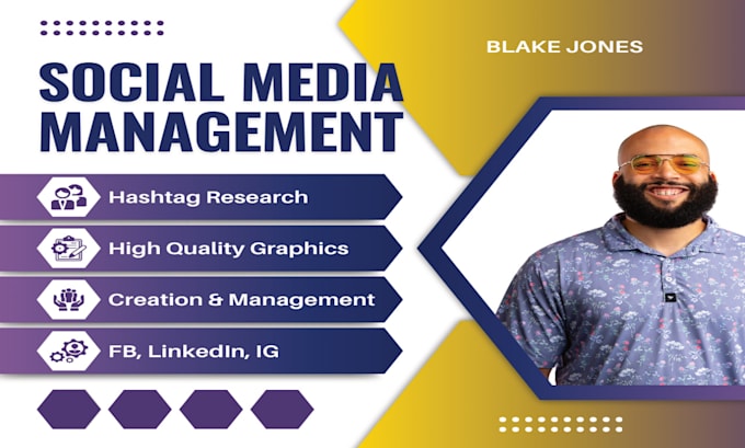 Gig Preview - Be your social media manager, and content creator for ig, fb, linkedin