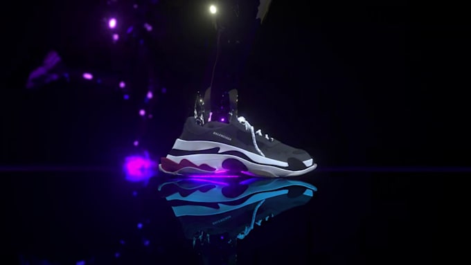 Gig Preview - Do 3d shoe animation 3d shoe design 3d shoe model 3d shoe modelling 3d sneaker