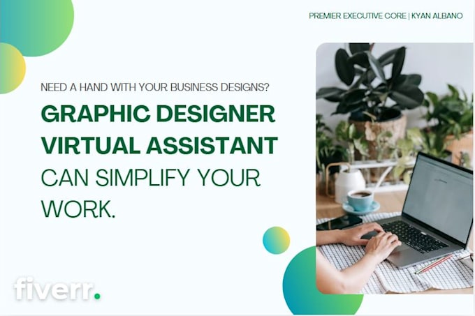 Gig Preview - Your reliable virtual assistant for creative graphic design