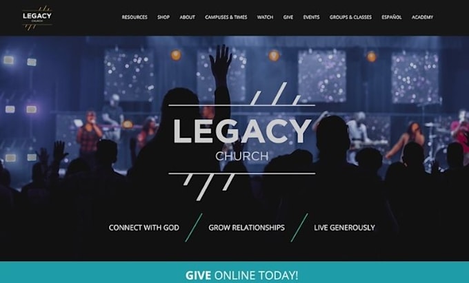 Gig Preview - Build your church website using wix or squarespace