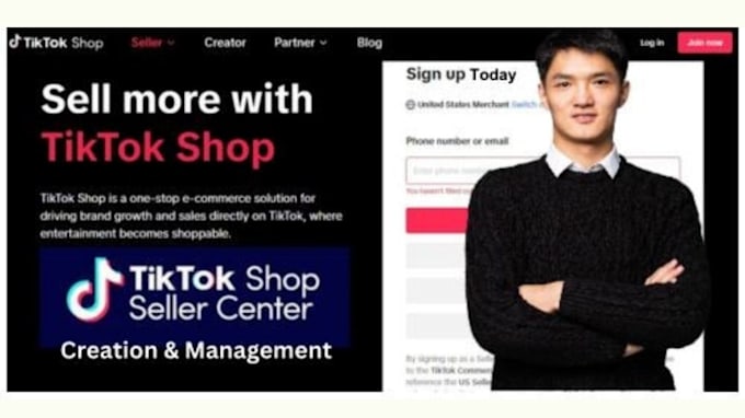 Gig Preview - Manage tiktok shop as tik tok shop manager , affiliate marketing and ads