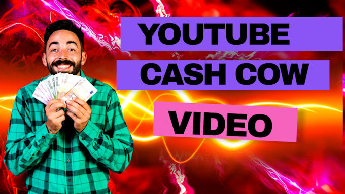 Gig Preview - Create automated cash cow youtube video cash cow channel