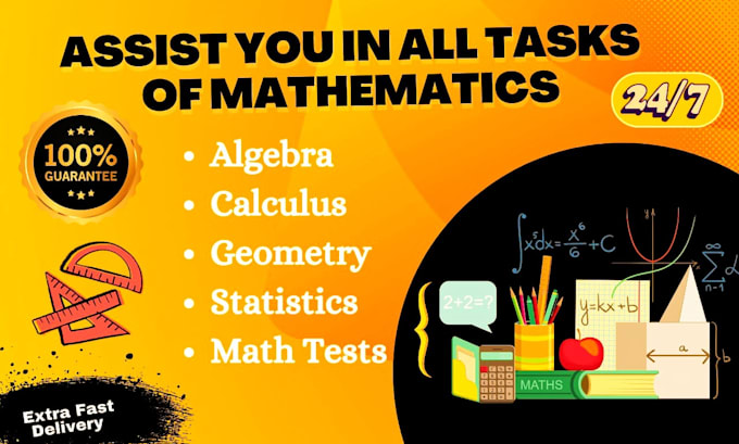 Bestseller - assist as mathematics, calculus, algebra, statistics, math test tutor