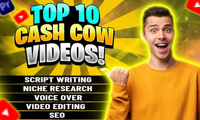 Gig Preview - Create top 10 cash cow faceless videos for youtube channel