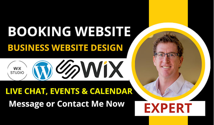 Gig Preview - Create a booking and calendar website design, wordpress design, website design