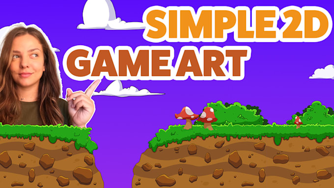 Gig Preview - Create simple 2d game art and UI for you