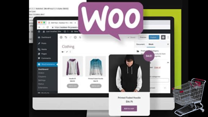 Gig Preview - Build woocommerce online ecommerce website and wordpress woocommerce