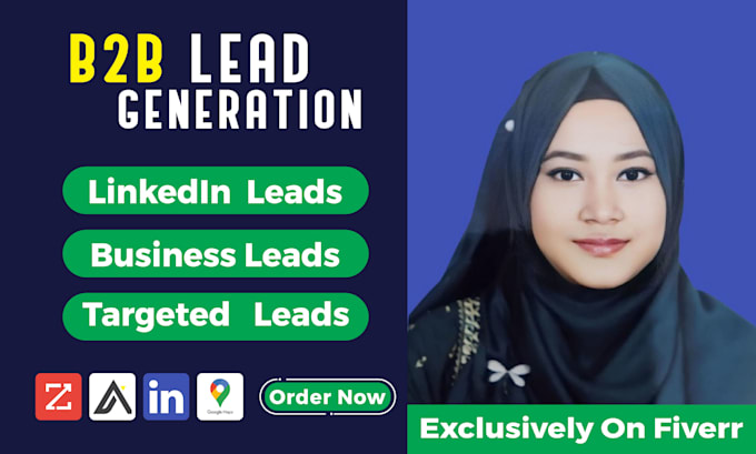 Bestseller - provide b2b lead generation , linkedin leads , email listing