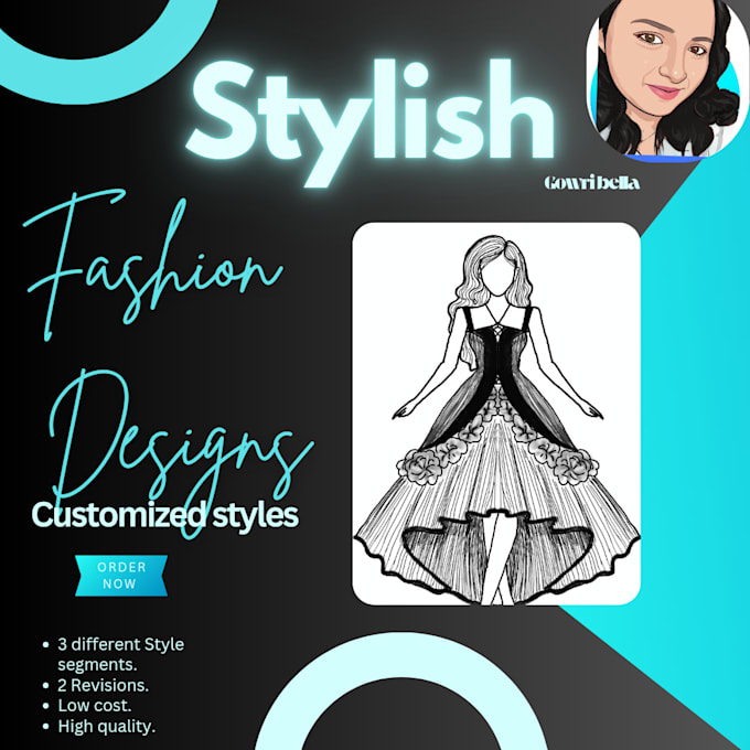 Bestseller - draw you the stylish dress designs of your preference