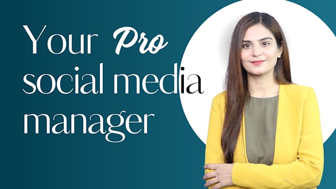 Gig Preview - Our agency will be your social media marketing manager