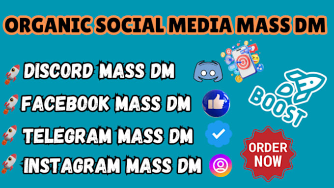 Gig Preview - Telegram mass dm,instagram mass dm, discord dms, and do instagram promotion