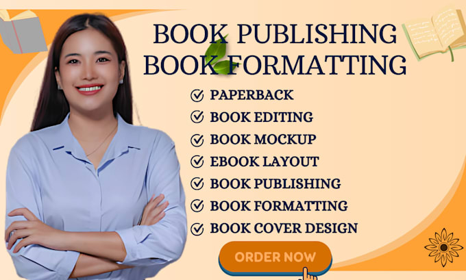 Gig Preview - Ebook formatting book publishing non fiction amazon kdp book formatting kindle