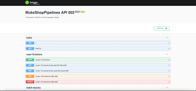 Gig Preview - Build rest API with node or nestjs or spring boot or netcore