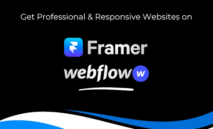 Gig Preview - Copy clone webflow website, framer website, webflow framer bug fix and updates