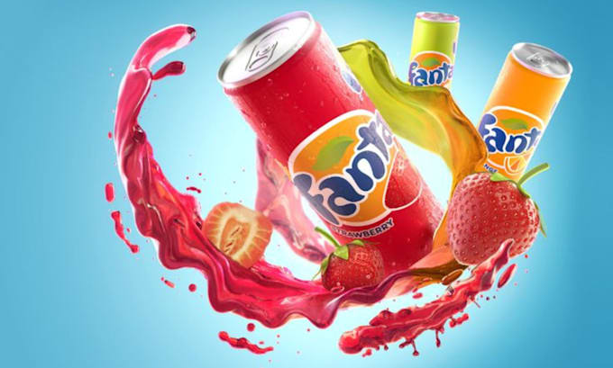 Gig Preview - 3d beverage animation 3d product animation sodacan bottle model amazon video vfx