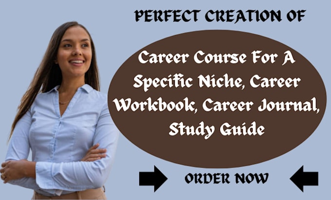 Bestseller - create career course for a specific niche, workbook, career journal, study guide