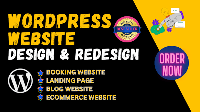 Gig Preview - Build modern wordpress website design wordpress website redesign